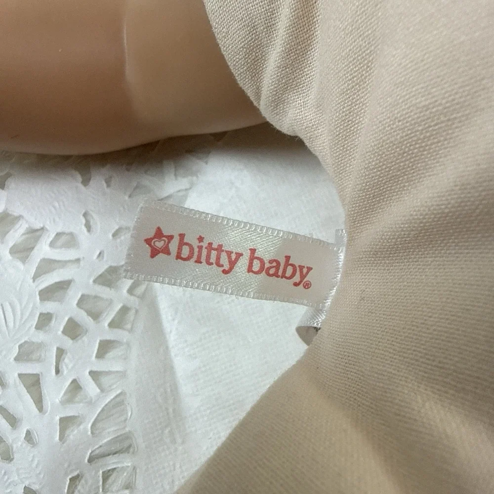 American Girl Bitty Baby Doll Blonde Hair Blue Eyes 2013 Unbranded Outfit